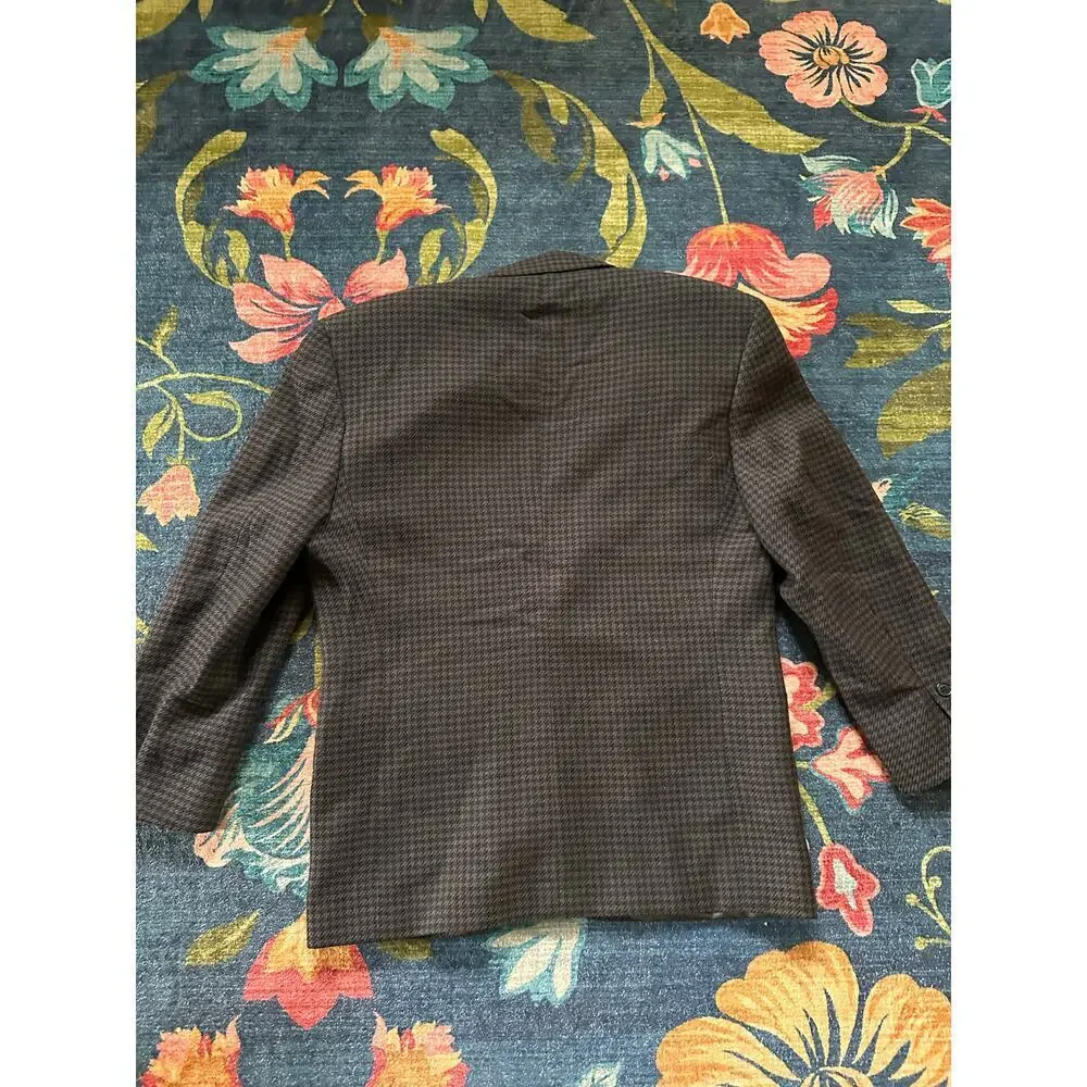 Authentic Vintage Yves Saint Laurent Men's Houndstooth Blazer/Jacket See Sizing